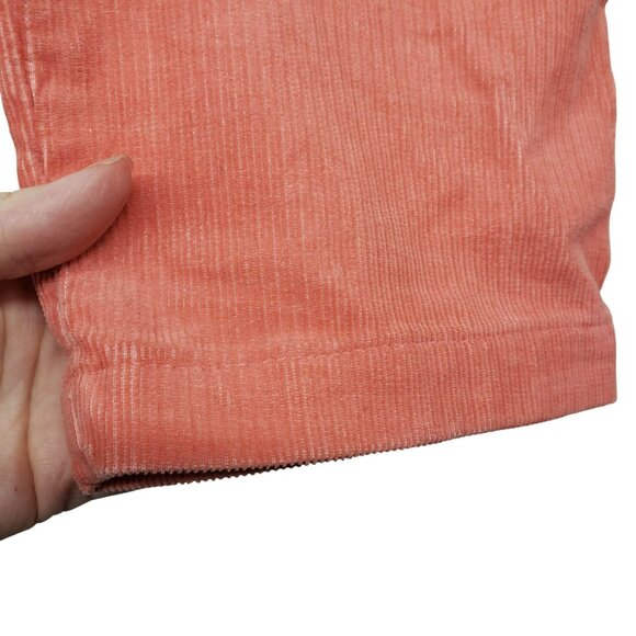 Prairie Underground Salmon Pink Corduroy Pants Womens L Large Side Zipper - Picture 6 of 9